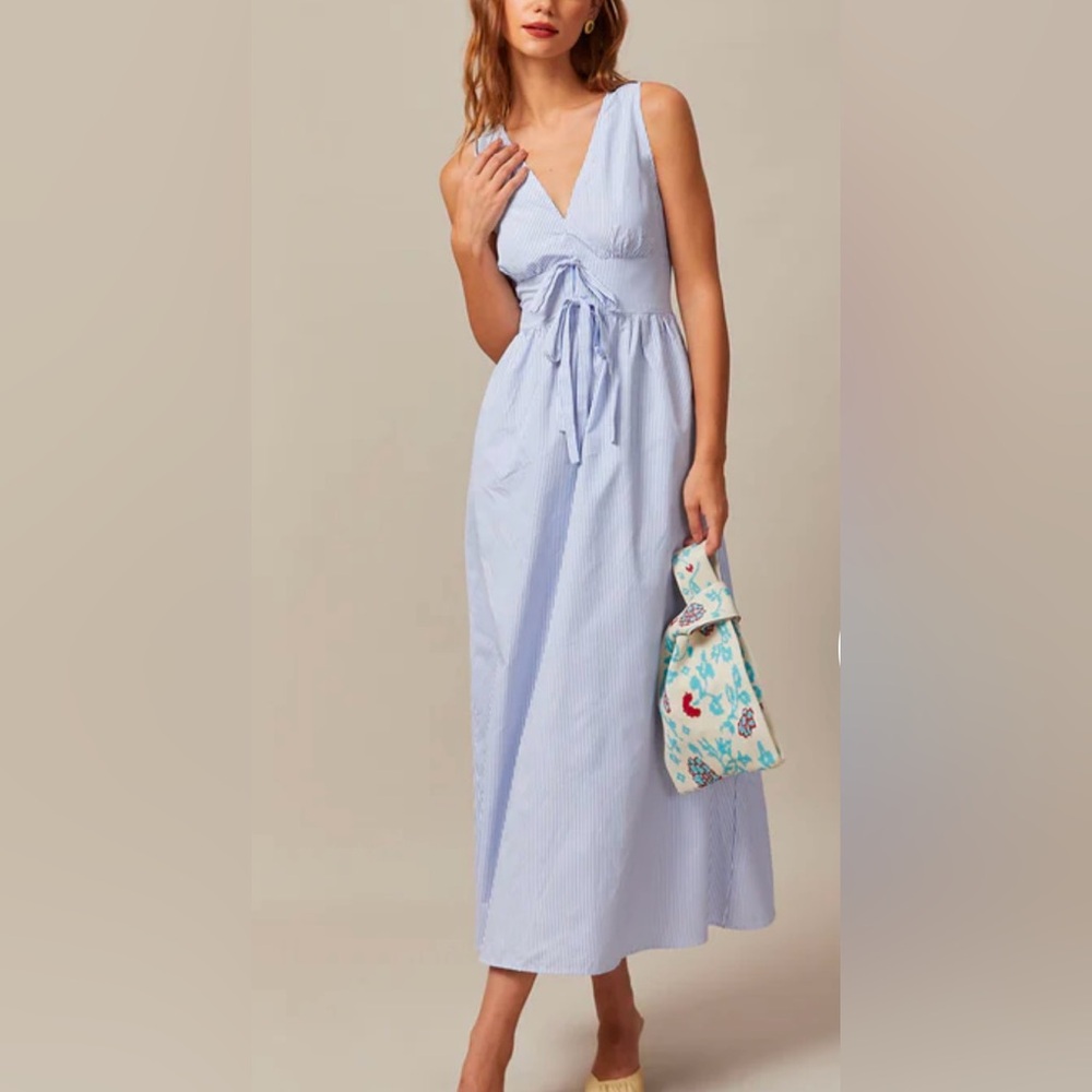 RIHOAS MAXI DRESS STRIPPED